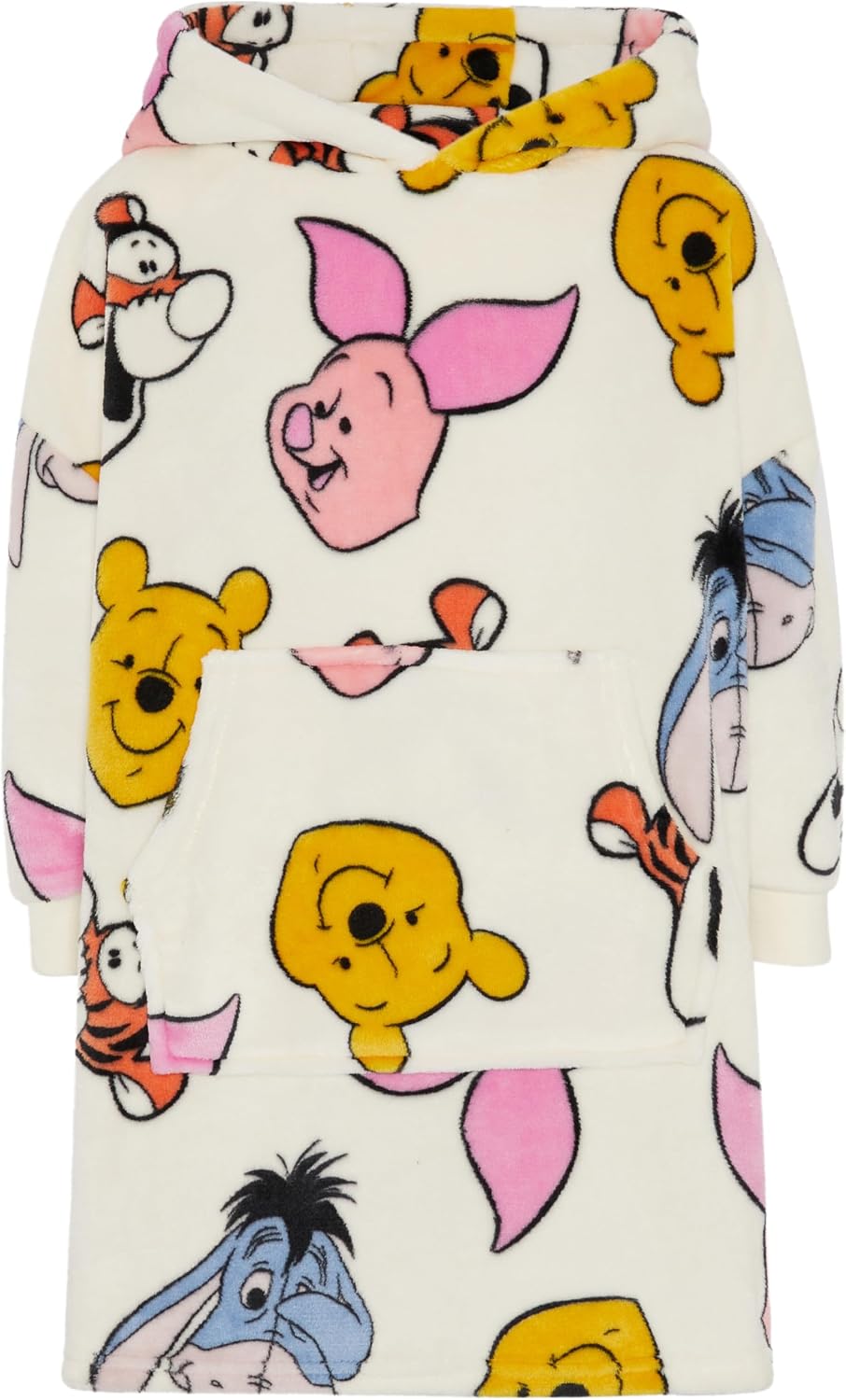 Winnie the Pooh, Eeyore, Piglet & Tigger Oversized Wearable Blanket Hoodie