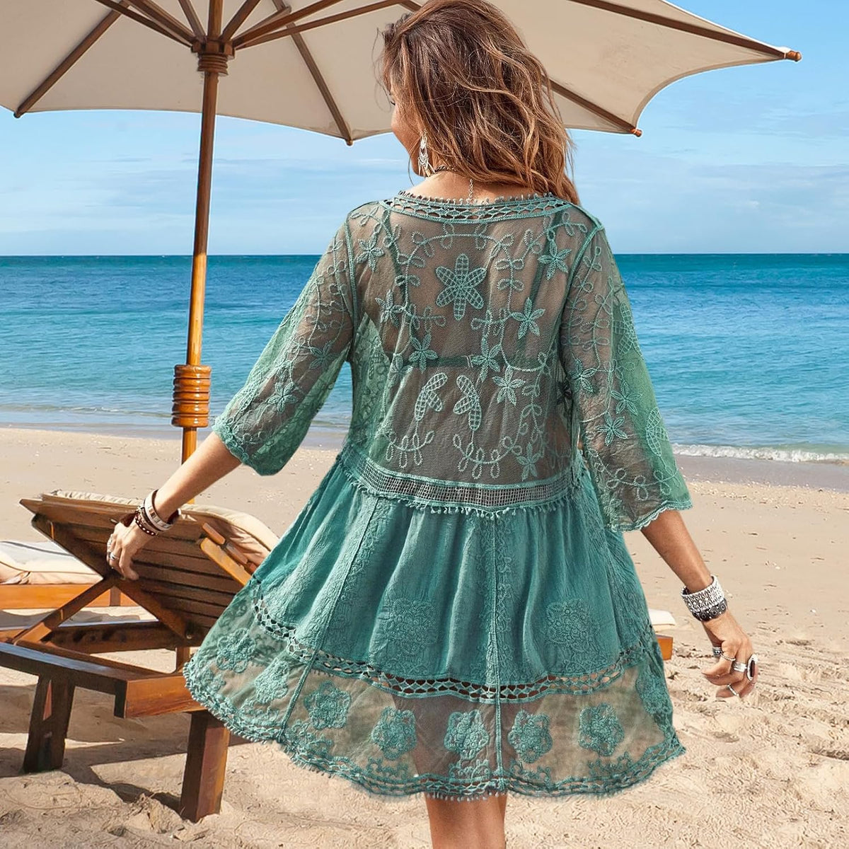 Beach Coverups for Women, Sexy Beach Dress Swimsuit Bikini Cover Ups, Sarongs for Women Beachwear